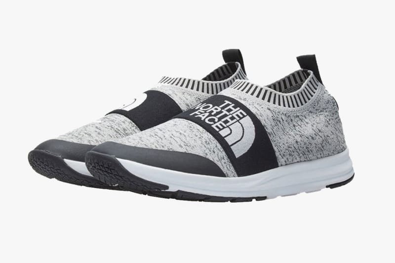 니트 삭 트레이너에 도전한 노스페이스