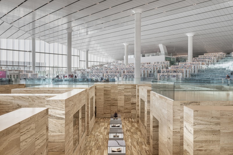 렘 콜하스 x OMA 설계 카타르 국립 중앙 도서관 개관 qatar national library rem koolhaas oma 2018