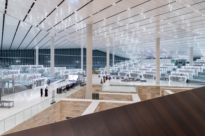 렘 콜하스 x OMA 설계 카타르 국립 중앙 도서관 개관 qatar national library rem koolhaas oma 2018
