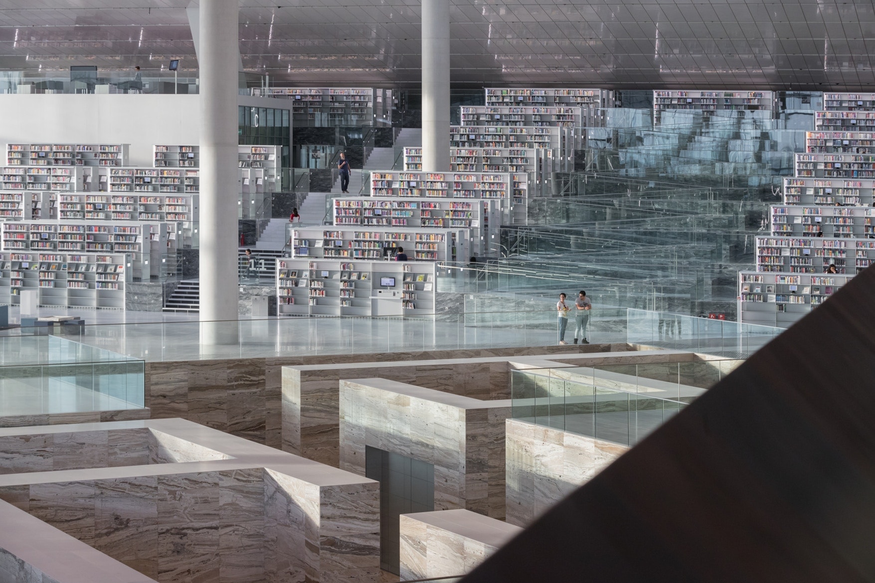 렘 콜하스 x OMA 설계 카타르 국립 중앙 도서관 개관 qatar national library rem koolhaas oma 2018