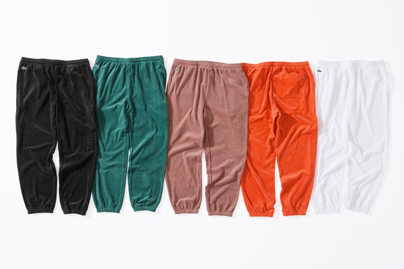 슈프림 x 라코스테 2018 봄 협업 룩북 & 제품 사진 supreme lacoste spring