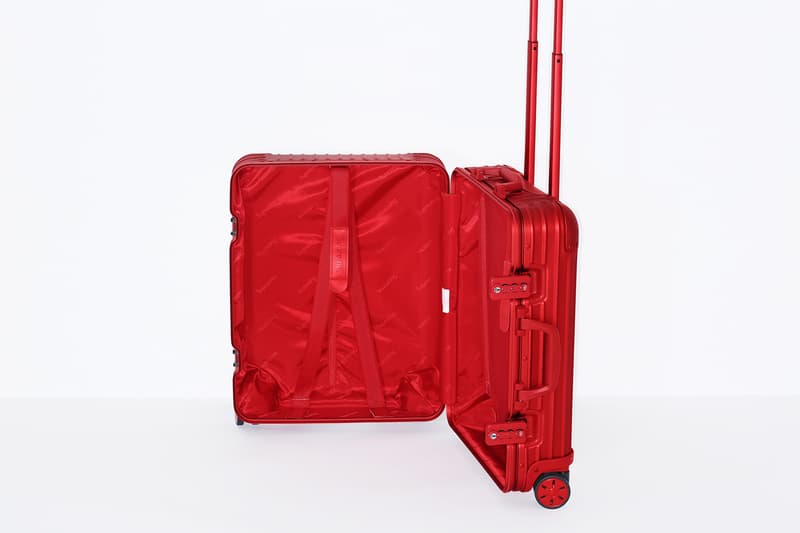 슈프림 x 리모와 캐리어 봄 토파즈 멀티휠 공식 사진 2018 supreme rimowa spring luggage official photos topas multiwheel