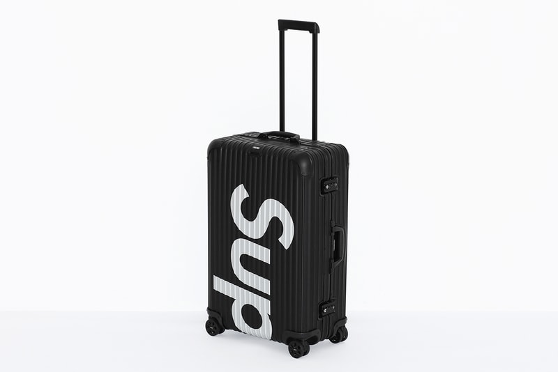 슈프림 x 리모와 캐리어 봄 토파즈 멀티휠 공식 사진 2018 supreme rimowa spring luggage official photos topas multiwheel