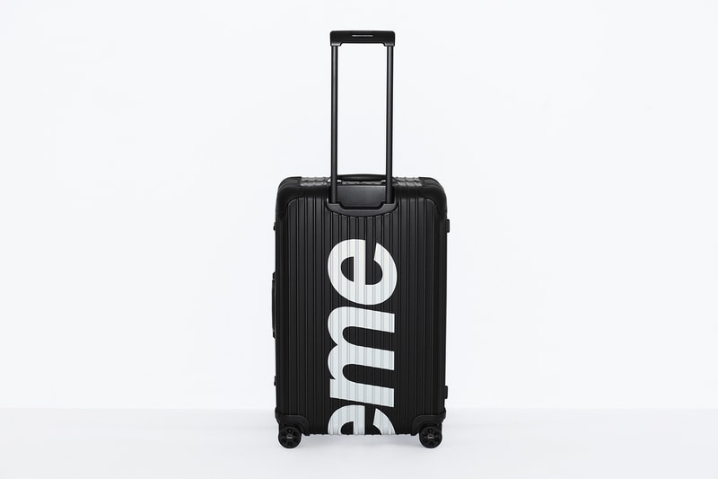 슈프림 x 리모와 캐리어 봄 토파즈 멀티휠 공식 사진 2018 supreme rimowa spring luggage official photos topas multiwheel