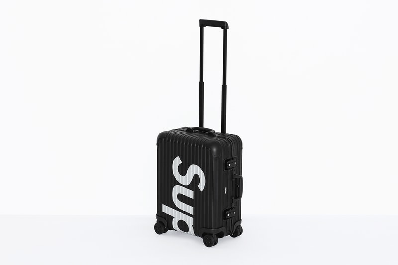 슈프림 x 리모와 캐리어 봄 토파즈 멀티휠 공식 사진 2018 supreme rimowa spring luggage official photos topas multiwheel
