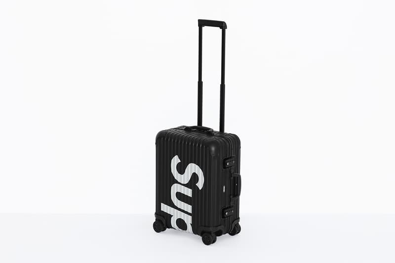 슈프림 x 리모와 캐리어 봄 토파즈 멀티휠 공식 사진 2018 supreme rimowa spring luggage official photos topas multiwheel