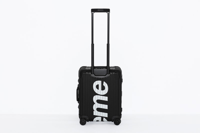 슈프림 x 리모와 캐리어 봄 토파즈 멀티휠 공식 사진 2018 supreme rimowa spring luggage official photos topas multiwheel