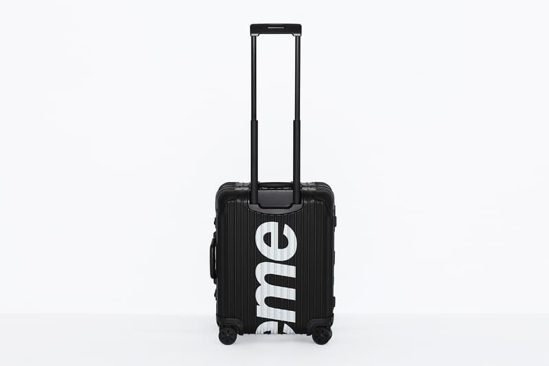 슈프림 x 리모와 캐리어 봄 토파즈 멀티휠 공식 사진 2018 supreme rimowa spring luggage official photos topas multiwheel