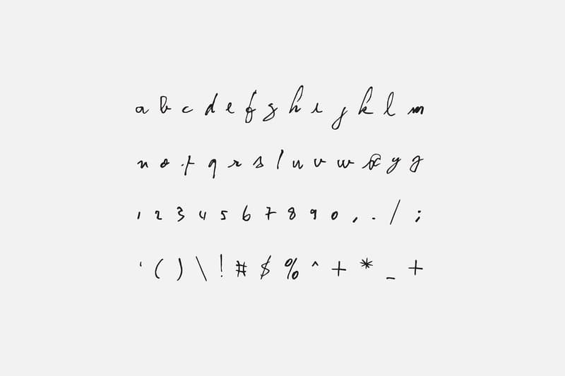 존 레논, 데이비드 보위, 커트 코베인, 레너드 코헨, 세르지 갱스부르, 친필 편지 송라이터 폰트 typefaces songwriter fonts david bowie kurt cobain john lennon leonard cohen serge gainsbourg 2018