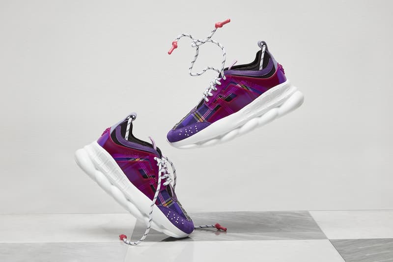 베르사체 체인 리액션 스니커 2018 versace chain reaction sneakers release date goat