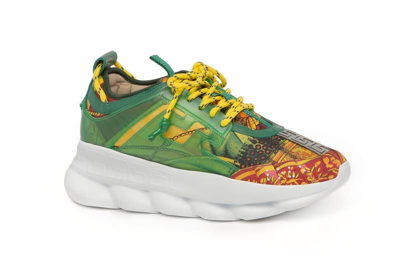 베르사체 체인 리액션 스니커 2018 versace chain reaction sneakers release date goat