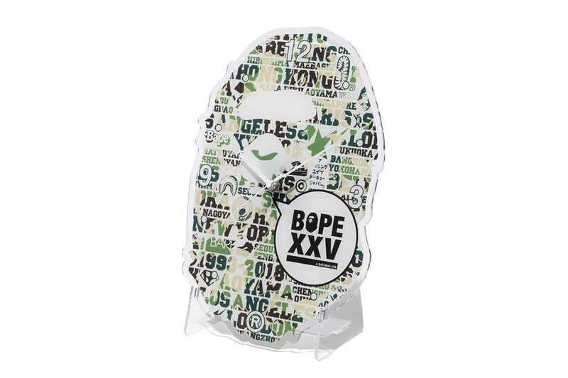 베이프 탄생 25주년 기념 캡슐 컬렉션 '베이프 XXV' 2018 bape abathingape 25th capsule collection apehead