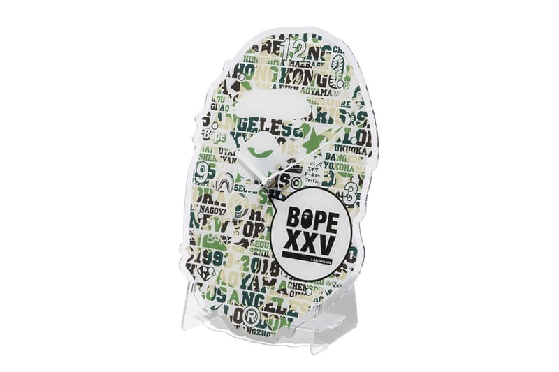 베이프 탄생 25주년 기념 캡슐 컬렉션 '베이프 XXV' 2018 bape abathingape 25th capsule collection apehead