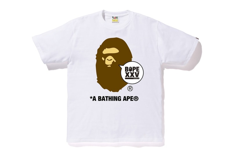 베이프 탄생 25주년 기념 캡슐 컬렉션 '베이프 XXV' 2018 bape abathingape 25th capsule collection apehead