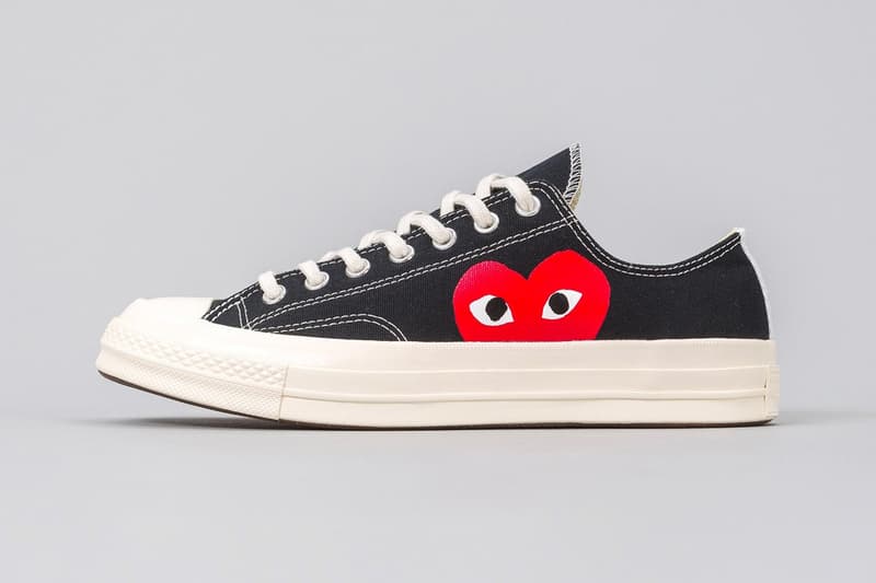 꼼데가르송 플레이 컨버스 척테일러 올스타 2018 comme des garcons play converse chuck taylor all star 70