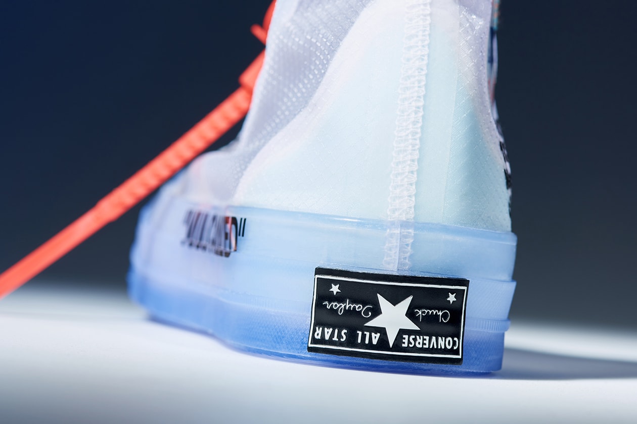 컨버스 x 버질 아블로 '더 텐' 척 70 디테일 영상 & 드로우 라이브 일정 converse-virgil-abloh-chuck-70-video