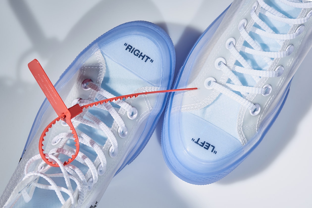 컨버스 x 버질 아블로 '더 텐' 척 70 디테일 영상 & 드로우 라이브 일정 converse-virgil-abloh-chuck-70-video