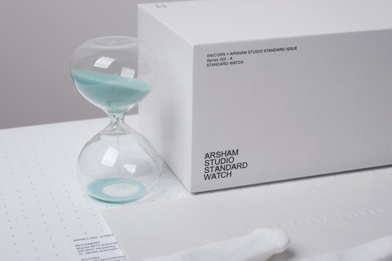 다니엘 아샴 x 애니콘 협업 시계 한정판 daniel arsham anicorn limited edition watch collaboration