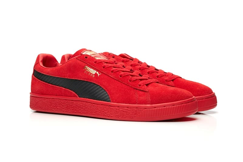 푸마 x 페라리 '로소 코르사' 스웨이드 2018 ferrari puma suede 50th anniversary rosso corsa release