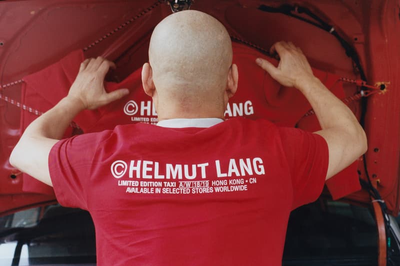 헬무트 랭 글로벌 택시 프로젝트 캡슐 컬렉션 홍콩 2018 helmut lang teases global taxi capsule collection