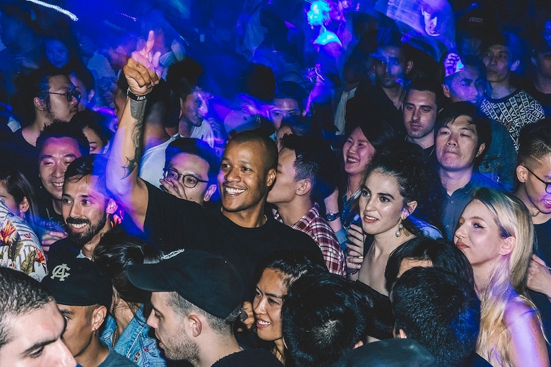 헤론 프레스턴 x HBX '에어본' 컬렉션 론칭 현장 heron preston airborne launch party 2018