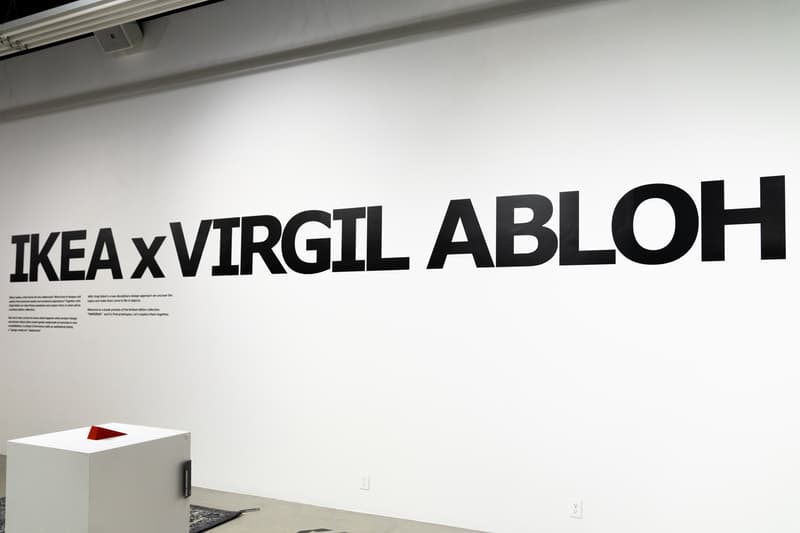 버질 아블로 x 이케아 'MARKERAD' 가구 컬렉션 공개 ikea virgil abloh furniture carpet markerad