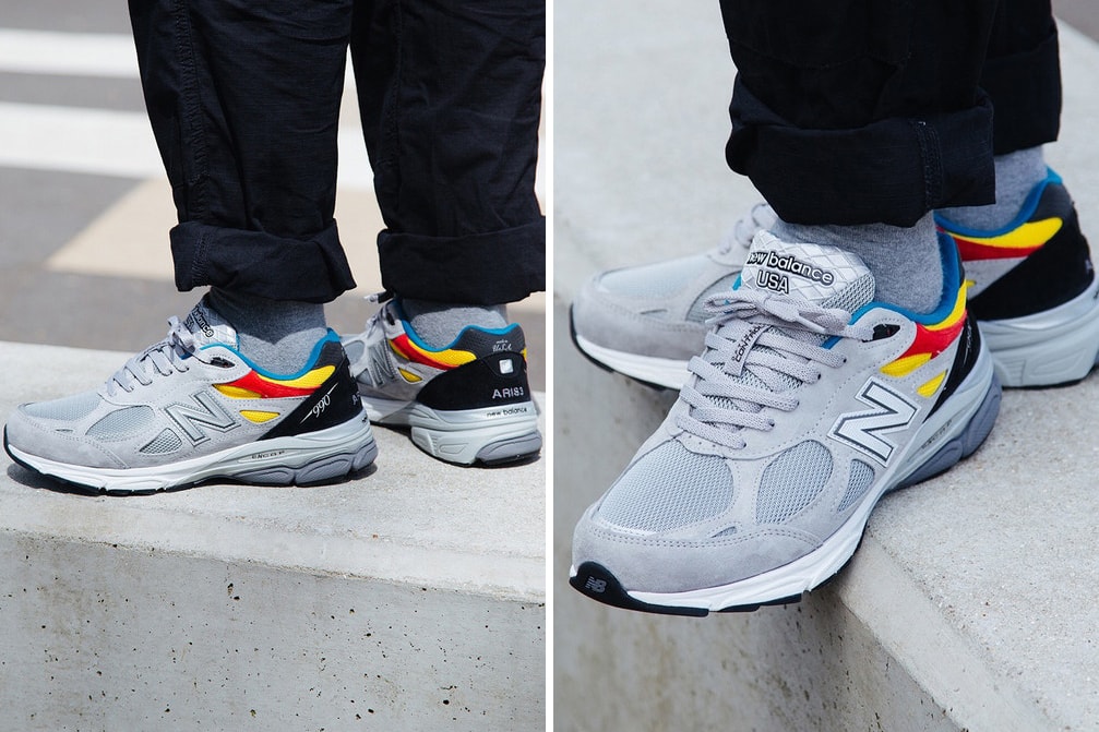 뉴발란스 대디 슈즈 990 어라이즈  출시 2018 NEWBALANCE 990V3 ARIES ADSUM ALLIKE UP THERE