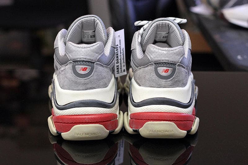 뉴발란스 990 + 발렌시아가 트리플 S '뉴발렌시아가' 커스텀 2018 newbalance balenciaga newbalenciaga triple s custom sneakers