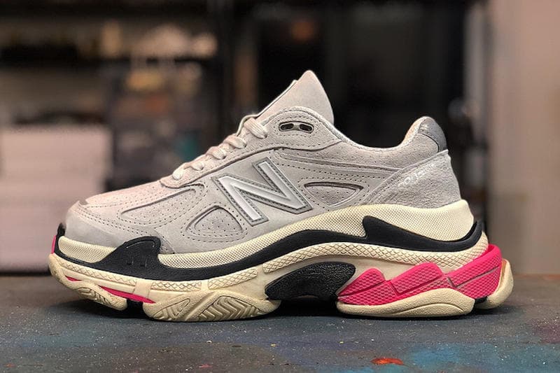뉴발란스 990 + 발렌시아가 트리플 S '뉴발렌시아가' 커스텀 2018 newbalance balenciaga newbalenciaga triple s custom sneakers