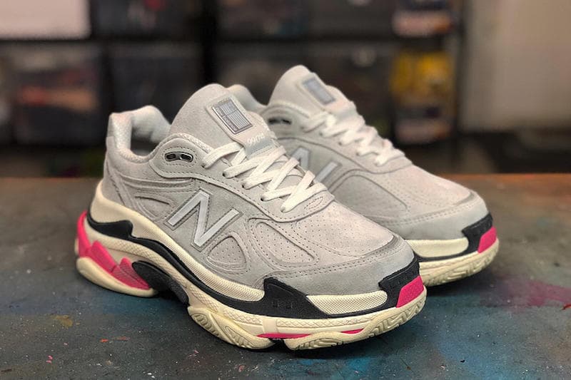 뉴발란스 990 + 발렌시아가 트리플 S '뉴발렌시아가' 커스텀 2018 newbalance balenciaga newbalenciaga triple s custom sneakers