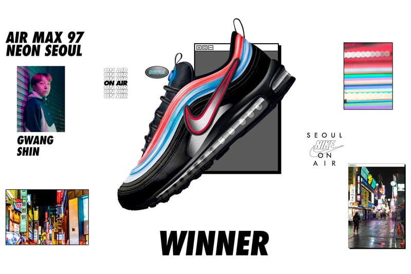 나이키 온 에어 스니커 디자인 우승작 6종 2018 nike on air sneaker design