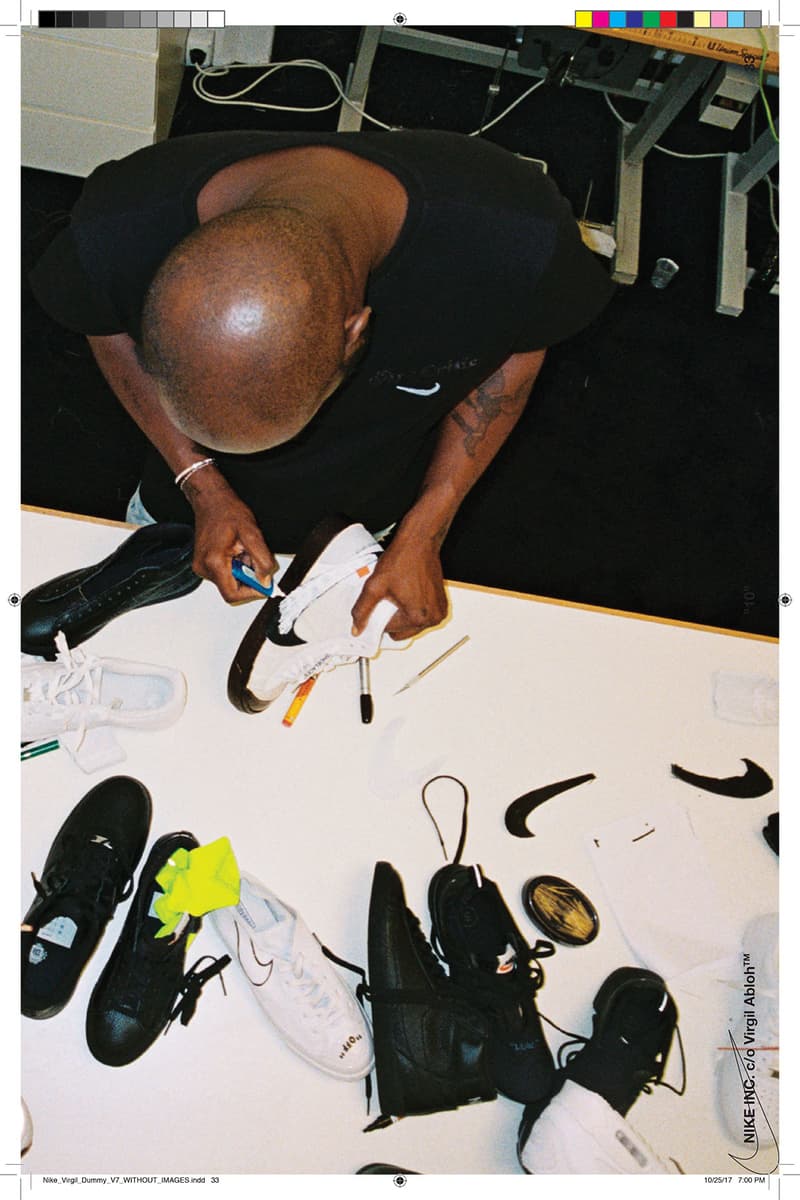 버질 아블로 x 나이키, '더 텐' 디자인 스토리 "텍스트 북" 공개 2018 nike virgil abloh the ten textbook design book pdf download