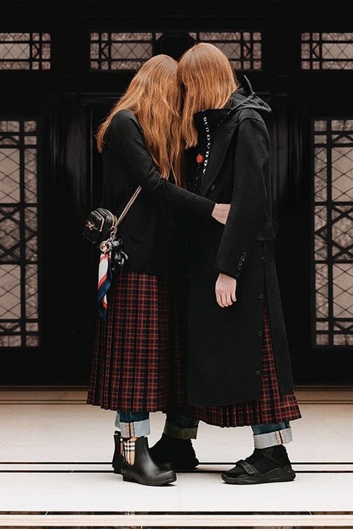 리카르도 티시 버버리 봄 여름 프리 컬렉션 비 클래식 예고 riccardo tisci burberry spring summer 2019 b classic pre collection