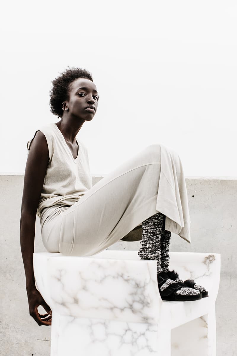 릭 오웬스 x 버켄스탁 박스 샌들 룩북 2018 rick owens birkenstock