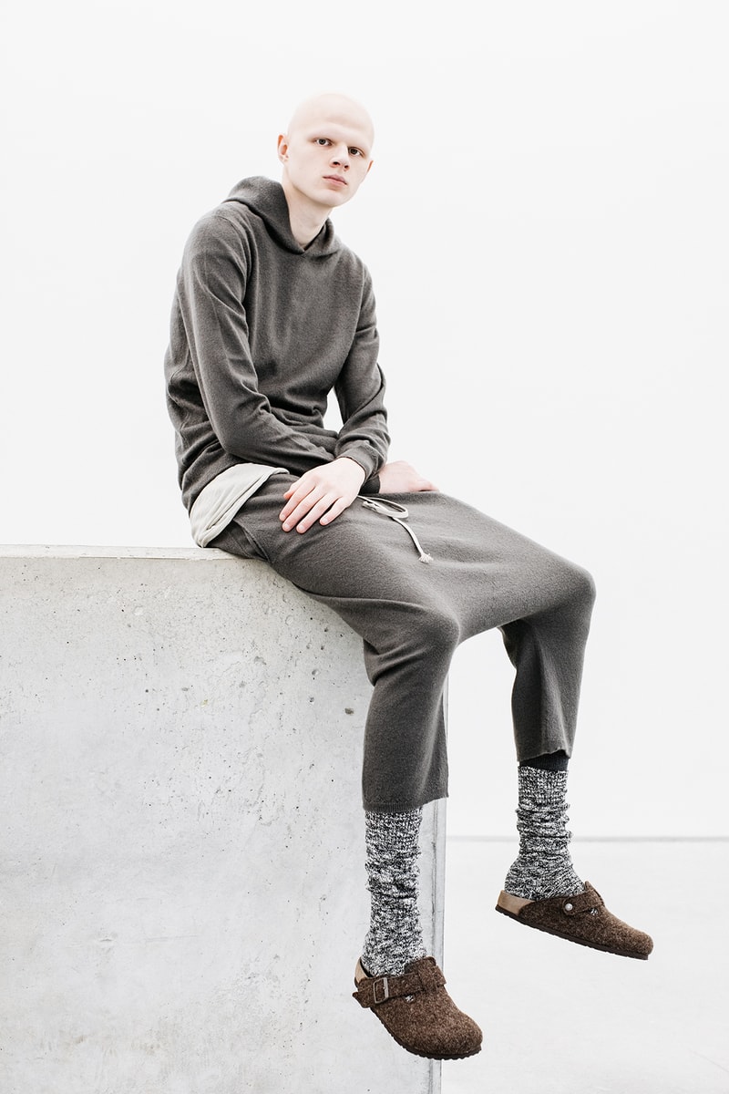 릭 오웬스 x 버켄스탁 박스 샌들 룩북 2018 rick owens birkenstock