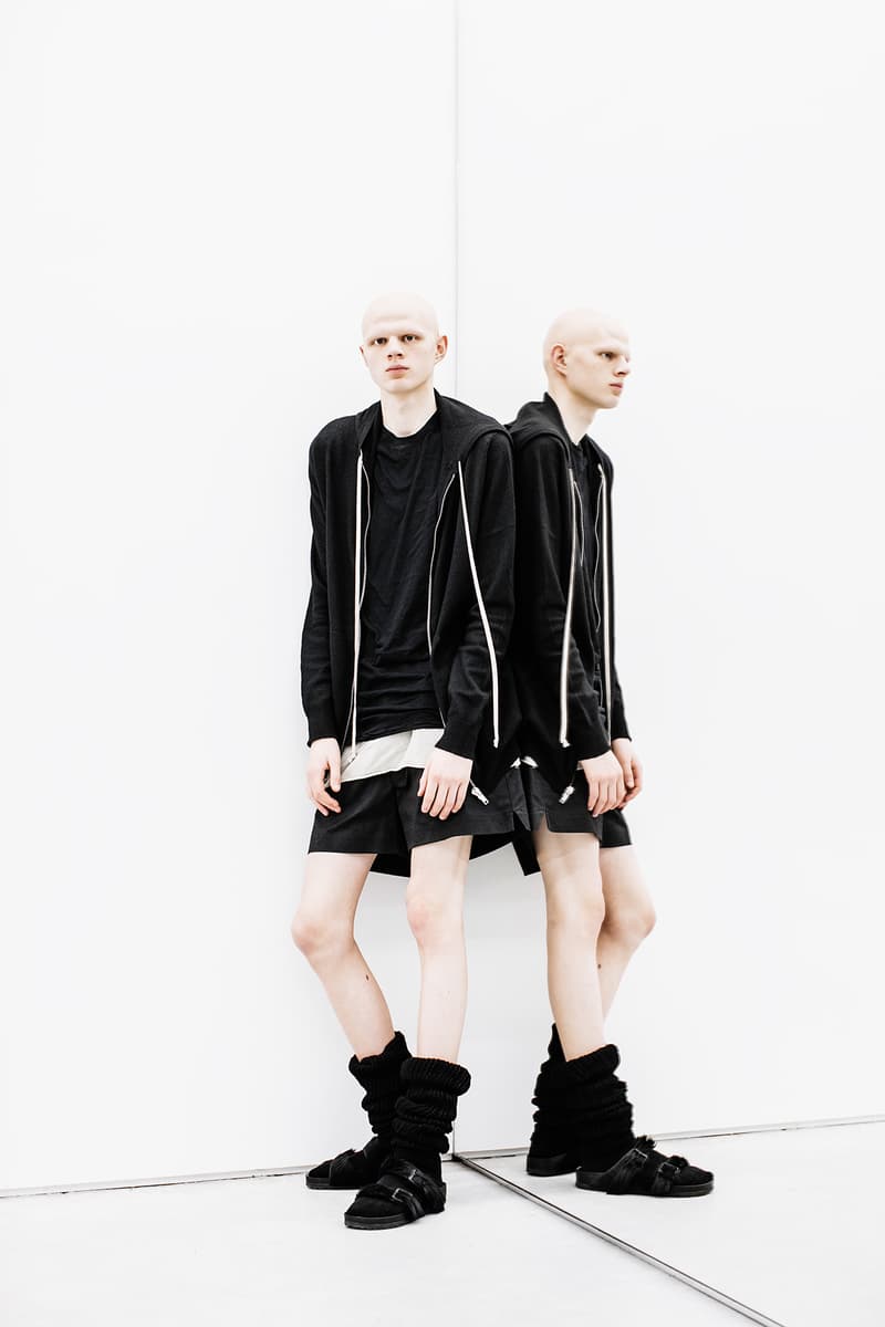 릭 오웬스 x 버켄스탁 박스 샌들 룩북 2018 rick owens birkenstock