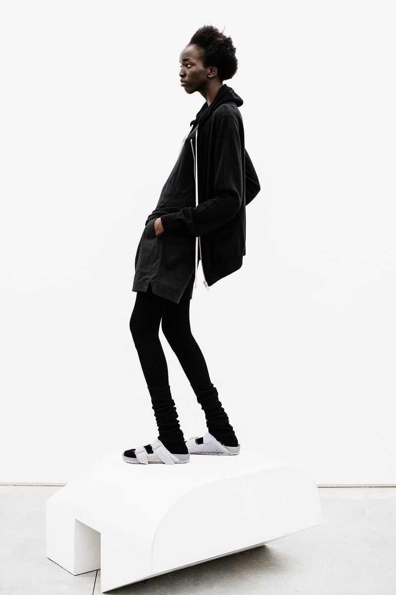 릭 오웬스 x 버켄스탁 박스 샌들 룩북 2018 rick owens birkenstock