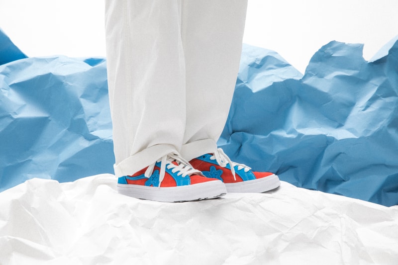 타일러 더 크리에이터 컨버스 골프 르 플레르 온라인 래플 판매처 2018 tyler the creator converse golf le fleur one star hbx raffle
