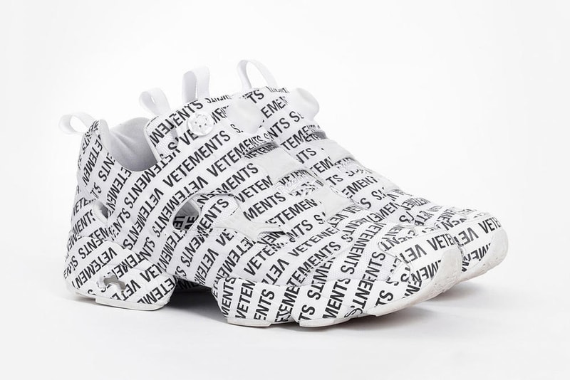 베트멍 x 리복 인스타 펌프 퓨리 '모노그램' 팩 2018 vetements reebok instapump furty monogram pack