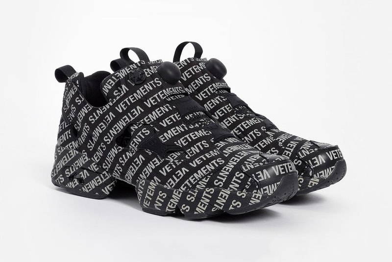 베트멍 x 리복 인스타 펌프 퓨리 '모노그램' 팩 2018 vetements reebok instapump furty monogram pack