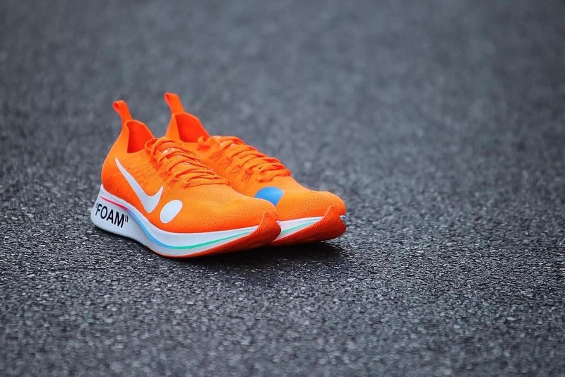 버질 아블로 x 나이키 줌 플라이 머큐리얼 플라이니트 새 색상 virgil abloh nike zoom fly mercurial flyknit black colorway 2018