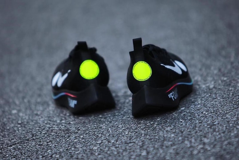 버질 아블로 x 나이키 줌 플라이 머큐리얼 플라이니트 새 색상 virgil abloh nike zoom fly mercurial flyknit black colorway 2018