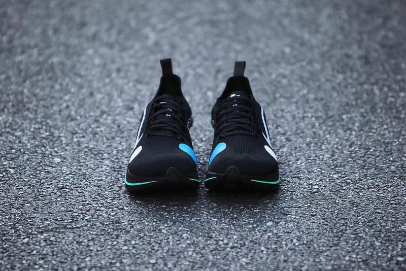 버질 아블로 x 나이키 줌 플라이 머큐리얼 플라이니트 새 색상 virgil abloh nike zoom fly mercurial flyknit black colorway 2018