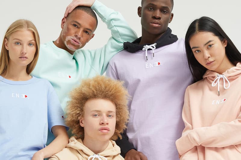 챔피온의 새 협업, 엔드 클로딩 & 카스비아 2018 champion new collaboration end-clothing 'undivided', casbia capsule collection