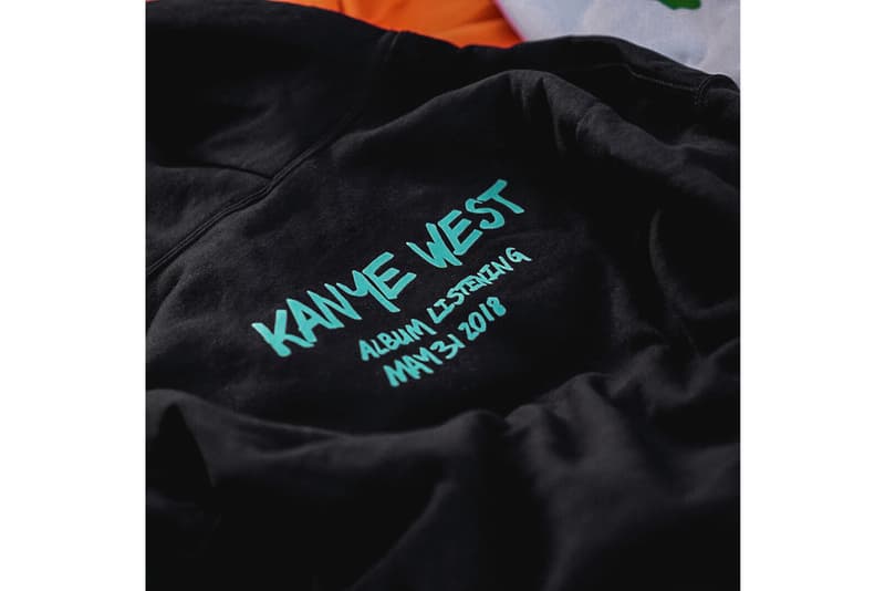 칸예 웨스트 새 앨범 굿즈 머천다이즈 리스닝 파티 신곡 2018 kanye west wyoming album listening party merch