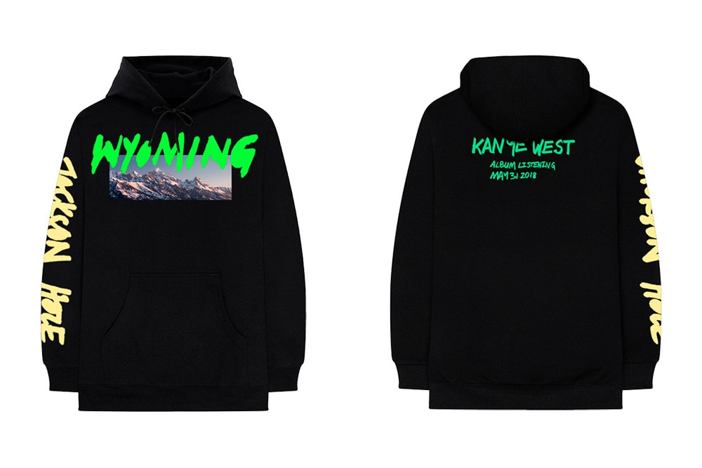 칸예 웨스트 새 앨범 굿즈 머천다이즈 리스닝 파티 신곡 2018 kanye west wyoming album listening party merch