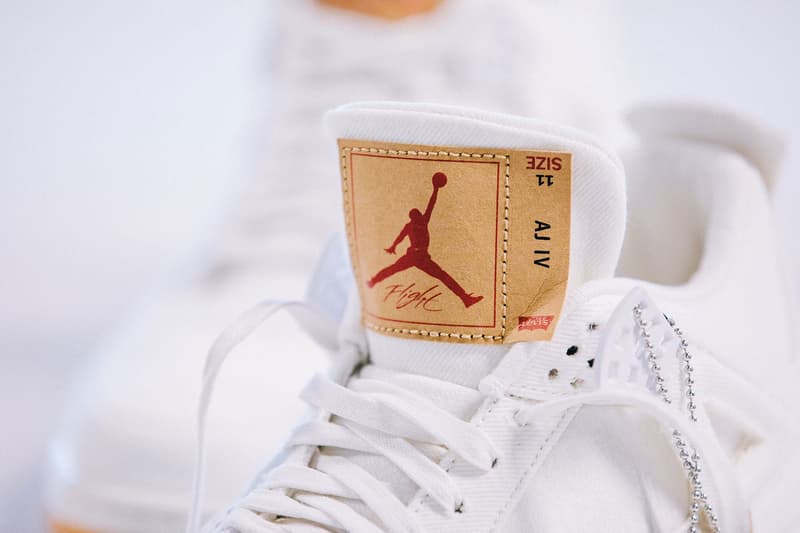 리바이스 조던 데님 재킷 에어조던 4 블랙 화이트 발매 정보 2018 levis jordan denim jacket air jordan 4 black white