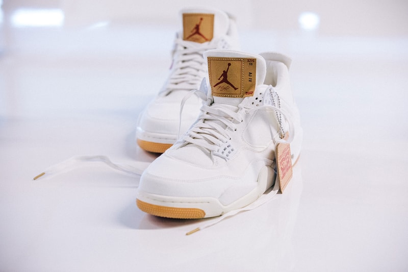 리바이스 조던 데님 재킷 에어조던 4 블랙 화이트 발매 정보 2018 levis jordan denim jacket air jordan 4 black white