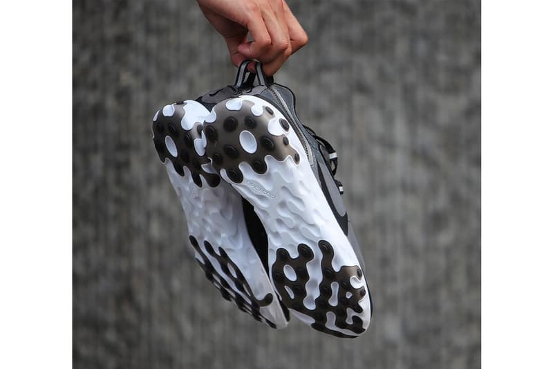 나이키 리액트 엘리먼트 87 언더커버 협업 2018 블랙 화이트 nike react element undercover black white general release