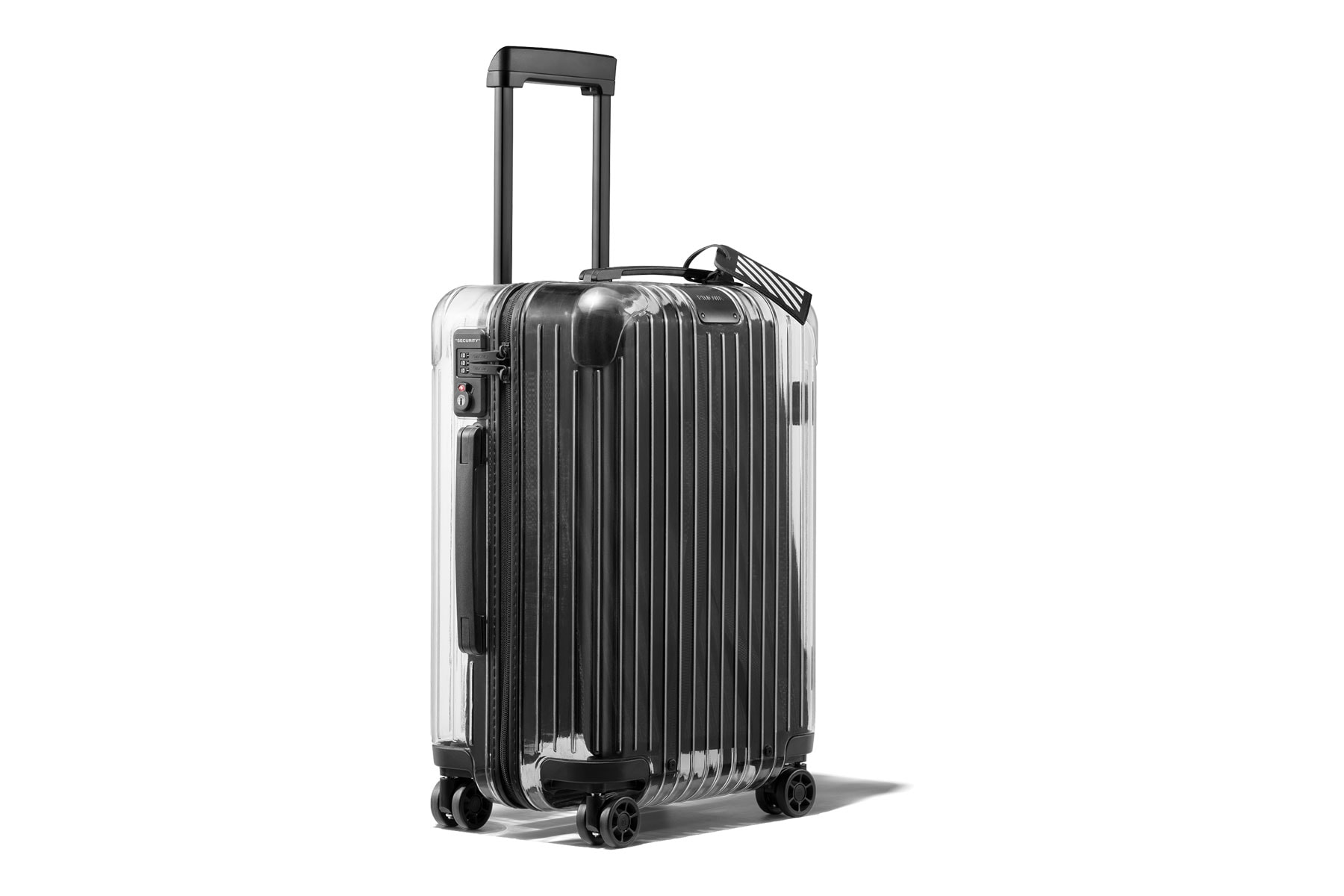 오프 화이트 버질 아블로 리모와 투명 트렁크 캐리어 러기지 슈트케이스 2018 off white virgil abloh rimowa transparent polycarbonate suitcase